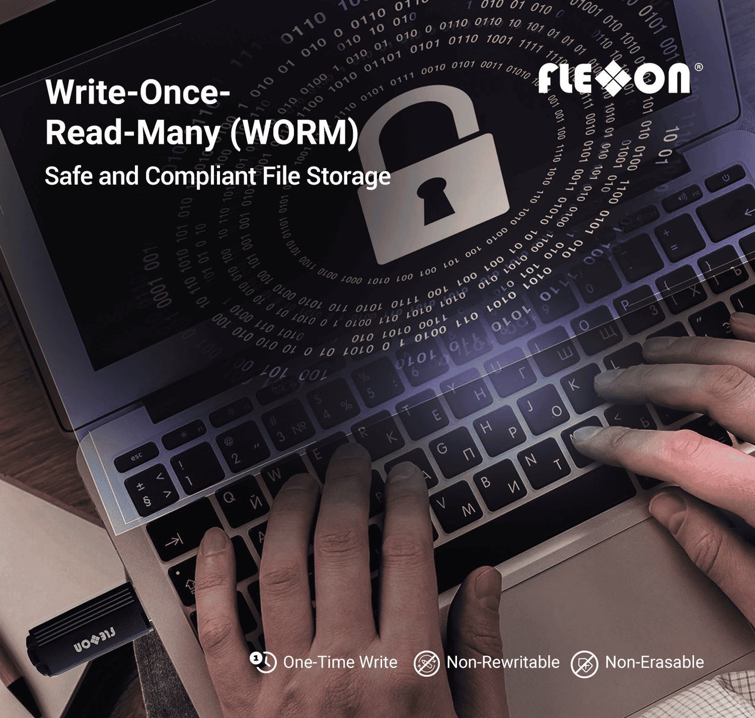 Write-Once-Read-Many (WORM) USB Flash Drive 8GB to 32GB — FLEXXON PTE LTD