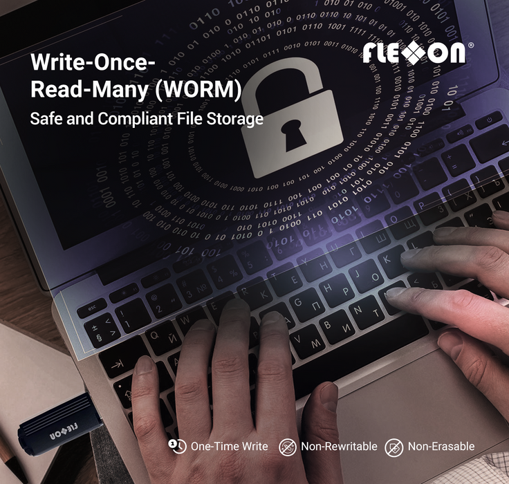 Write-Once-Read-Many (WORM) USB Flash Drive available from 8GB to 32GB