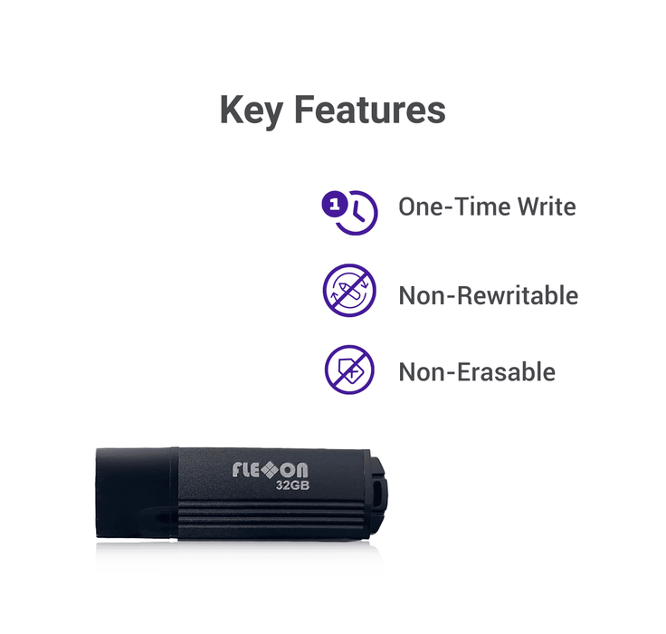 Write-Once-Read-Many (WORM) USB Flash Drive 8GB to 32GB — FLEXXON PTE LTD