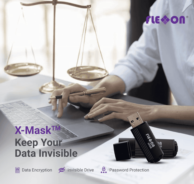 X-MASK "Invisible" USB Flash Drive is available in MLC, from 8GB to 32GB