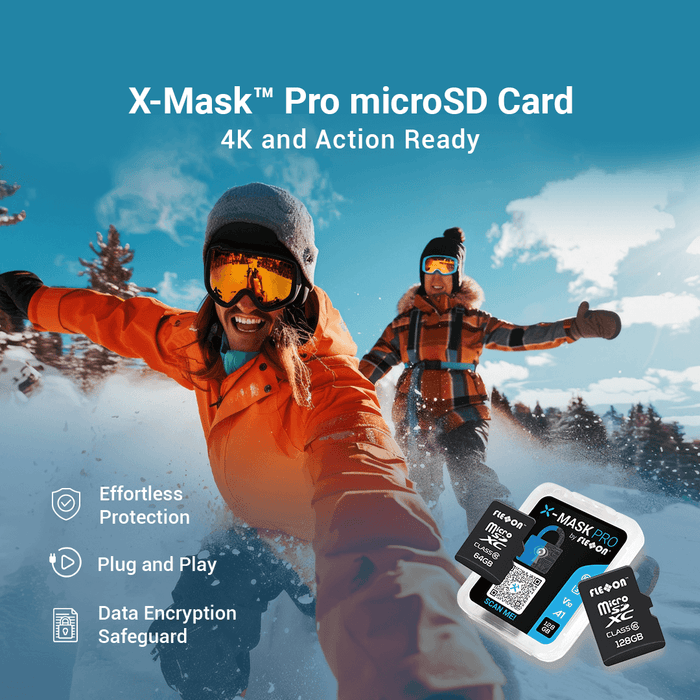 X-MASK Pro Invisible microSD/SD Memory Card 64GB to 128GB