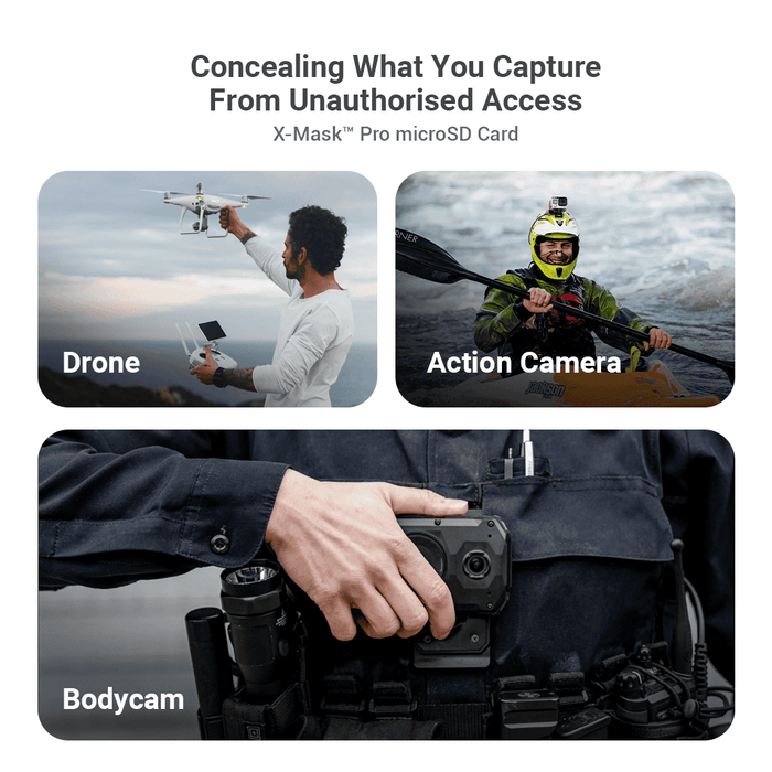 X-MASK Pro Invisible microSD/SD Memory Card 64GB to 128GB