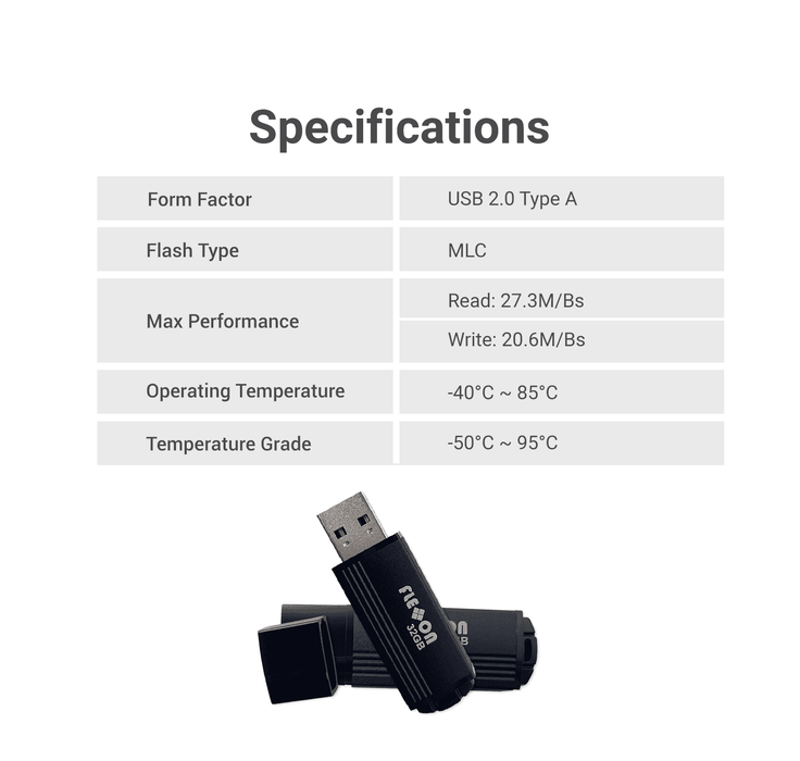 X-MASK "Invisible" USB Flash Drive is available in MLC, from 8GB to 32GB