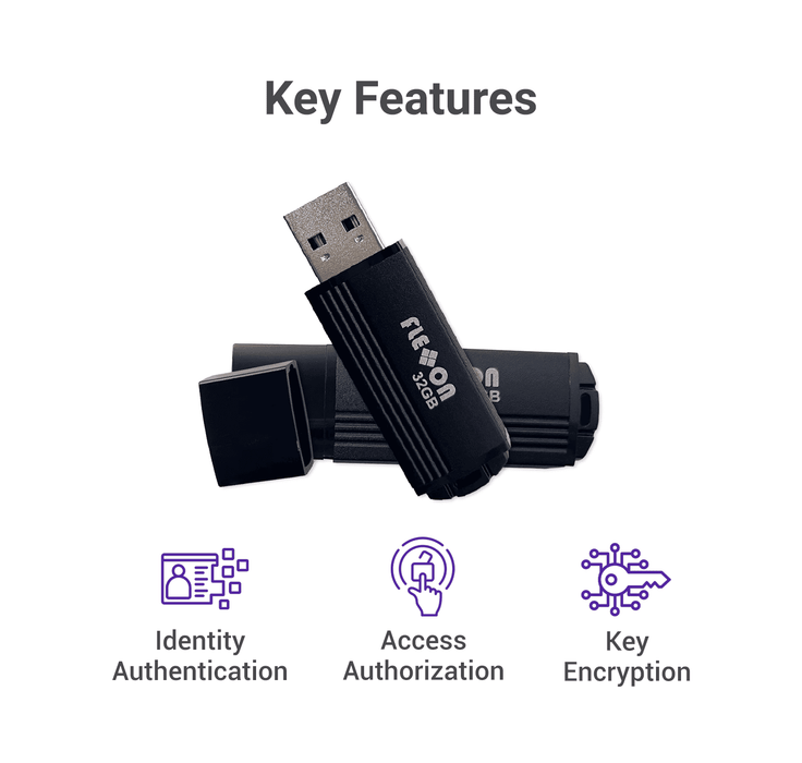 Xsign "Secure Access Key" USB Flash Drive (MLC) 8GB to 32GB